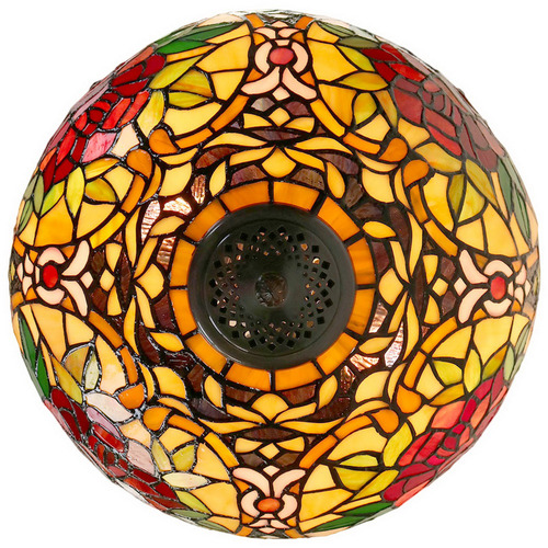 Red Camellia Table Lamp