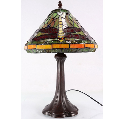 Classical Dragonfly Tiffany Bedside Lamp