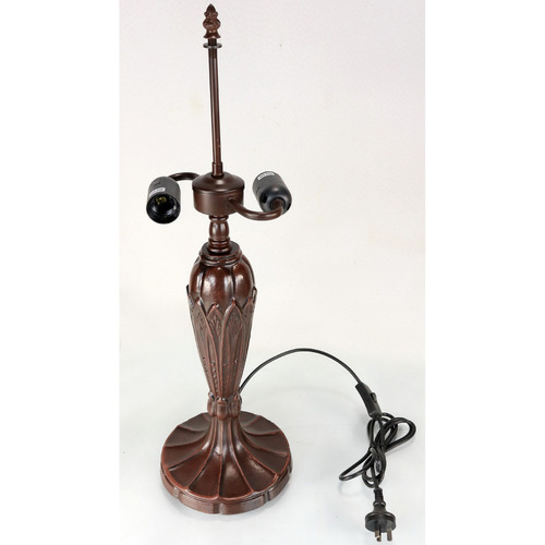 Large Blue Traditional Dragonfly Tiffany Table Lamp