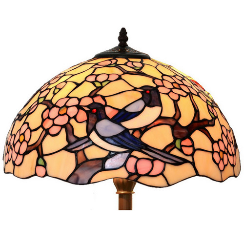Tiffany Emporium Cherry Blossom TiffanyStyle Floor Lamp Temple & ster
