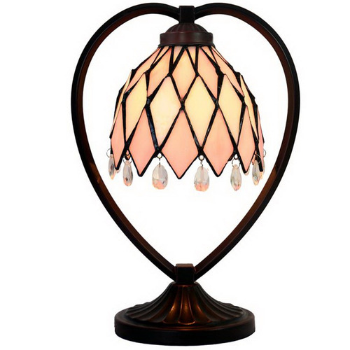 Emporium Pink Heart Shaped, Pink Heart Table Lamp