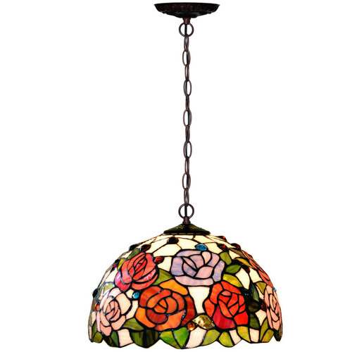 Garden & Rose Tiffany Pendant Light