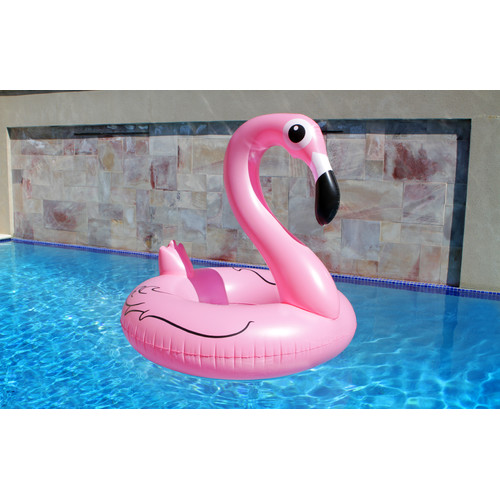 Flamingo Swim Ring Bright Pink Temple & ster