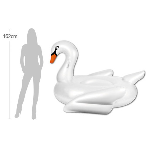 Splash Time Elegant Giant Swan Pearl White