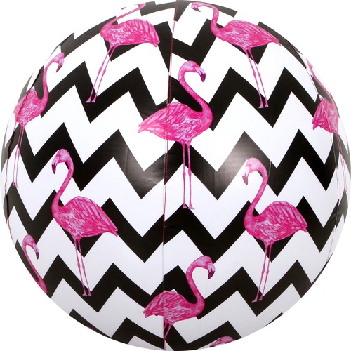 flamingo beach ball