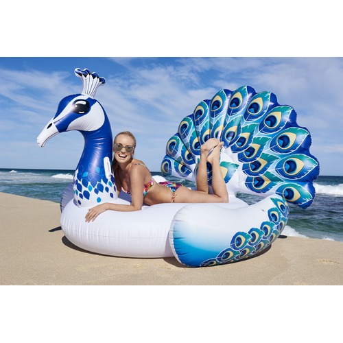 giant peacock pool float