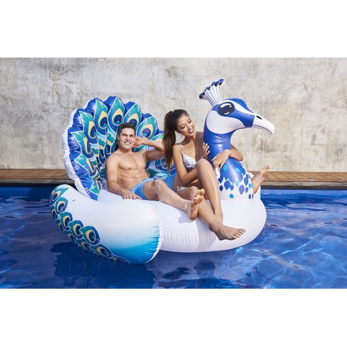 giant peacock pool float