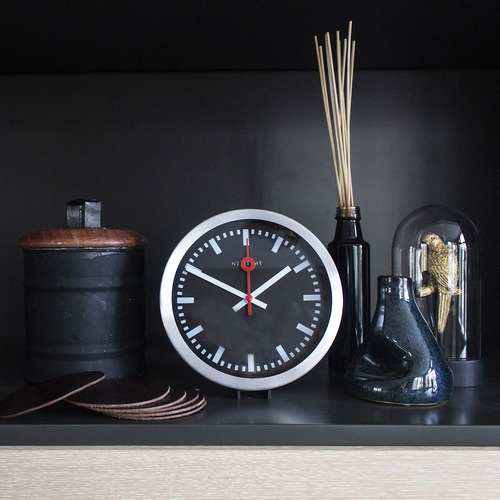 NeXtime Station Stripe Table & Wall Clock