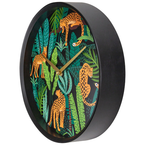 Leopard Urban Jungle NeXtime Wall Clock