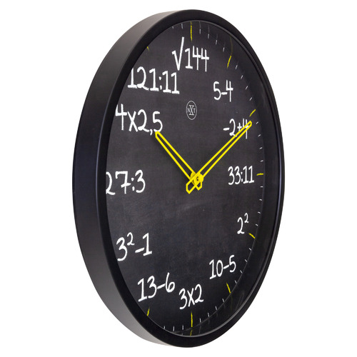 30cm NeXtime Maths Wall Clock