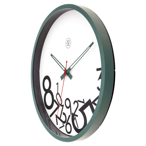 30cm NeXtime Dropped Numbers Wall Clock