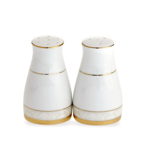 Noritake Hampshire Gold Salt and Pepper Shakers & Reviews Temple