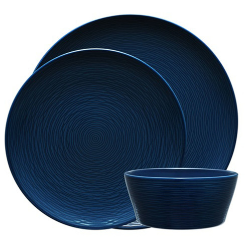 Noritake 12 Piece NoN Swirl Dinner Set