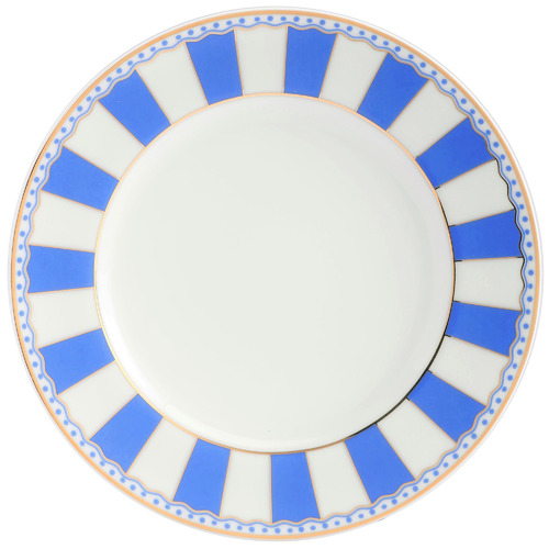 Dark Blue Carnivale 16cm Fine China Cake Plates