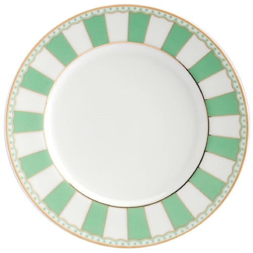 Apple Green Carnivale 16cm Fine China Cake Plates
