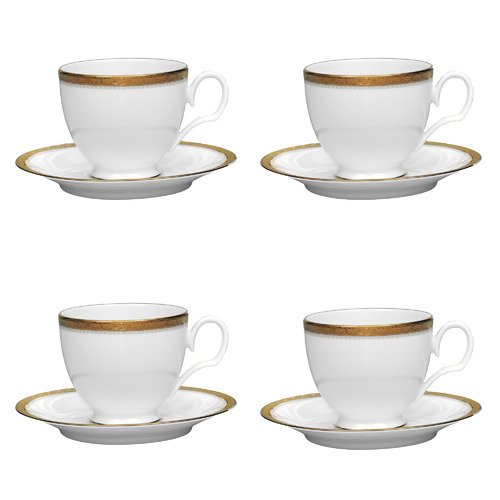 Noritake Charlotta 250ml Cup & Saucers