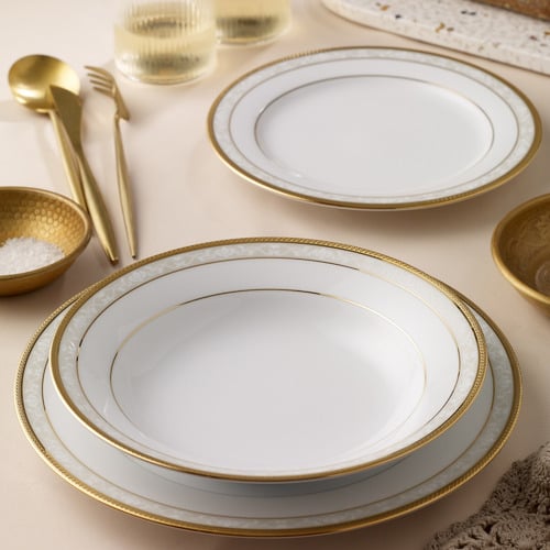 12-Piece-Noritake-Hampshire-Porcelain-Dinnerware-Set