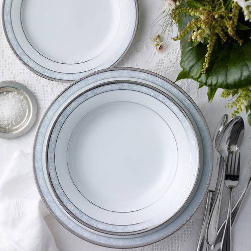 12-Piece-Noritake-Hampshire-Porcelain-Dinnerware-Set