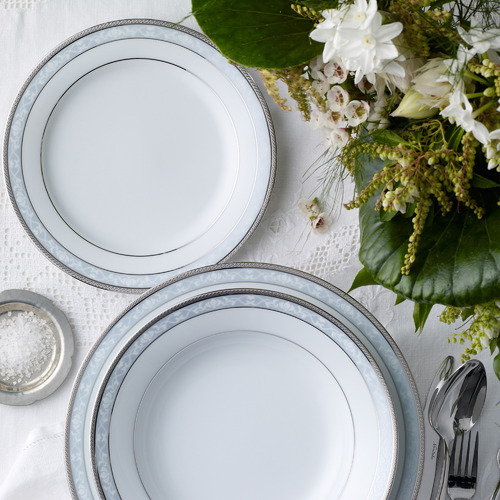 12-Piece-Noritake-Hampshire-Porcelain-Dinnerware-Set