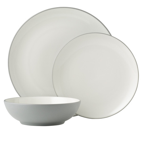 12 Piece Slate Colorwave Stoneware Dinner Set