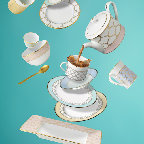 Coral Eternal Palace 21cm Cake Plates