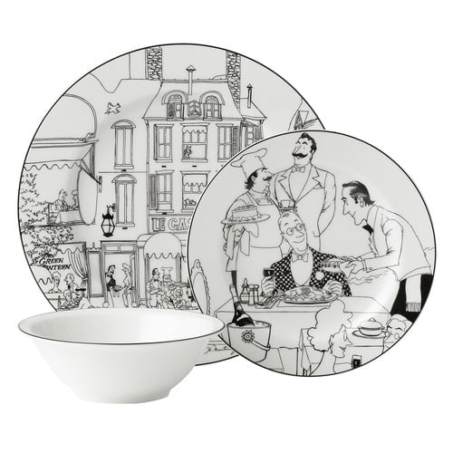12 Piece Le Restaurant Dinner Set