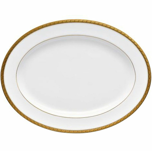 Gold Charlotta 34.5cm Oval Platter