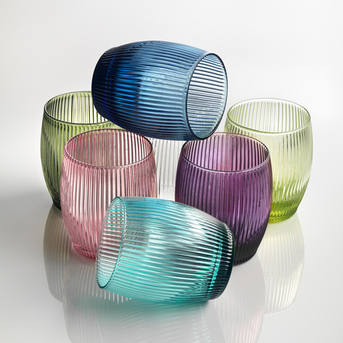 6 Piece Glu Glu 300ml Glass Tumbler Set Temple & ster