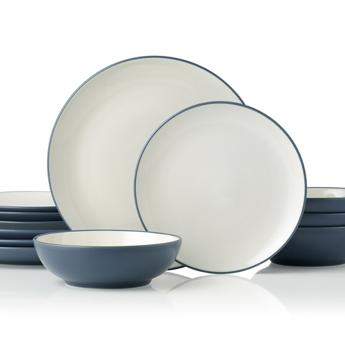 12-Piece-Colorwave-Stoneware-Dinner-Set