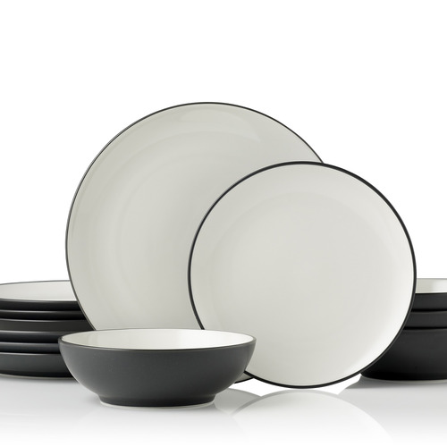 12-Piece-Colorwave-Stoneware-Dinner-Set
