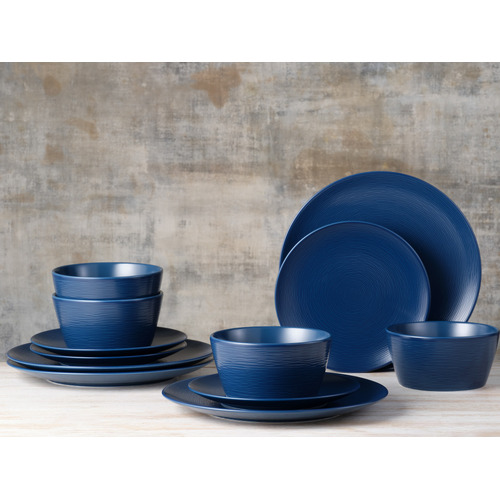 12 Piece NoN Swirl Dinner Set