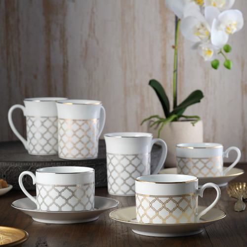Eternal Palace 225ml Cups & Saucers