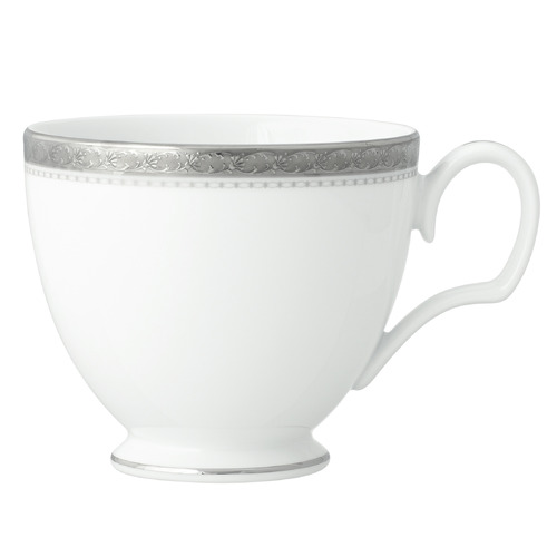 Charlotta Platinum 250ml Porcelain Cup & Saucer