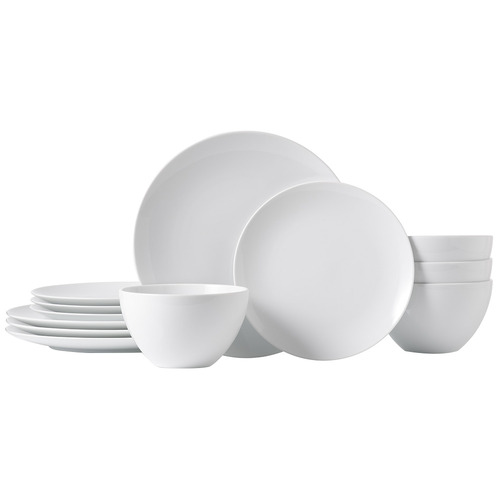 12 Piece Contempo Porcelain Dinner Set