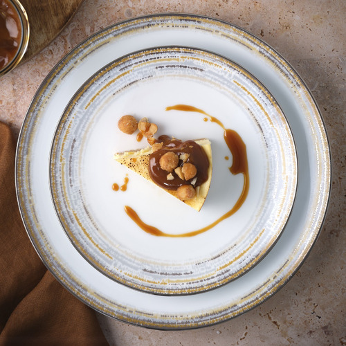 12 Piece Raylan Porcelain Dinner Set