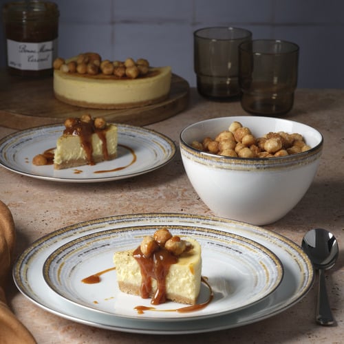 12 Piece Raylan Porcelain Dinner Set