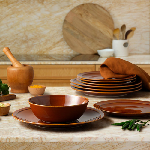 12 Piece Everyday by Adam Liaw Porcelain Dinner Set