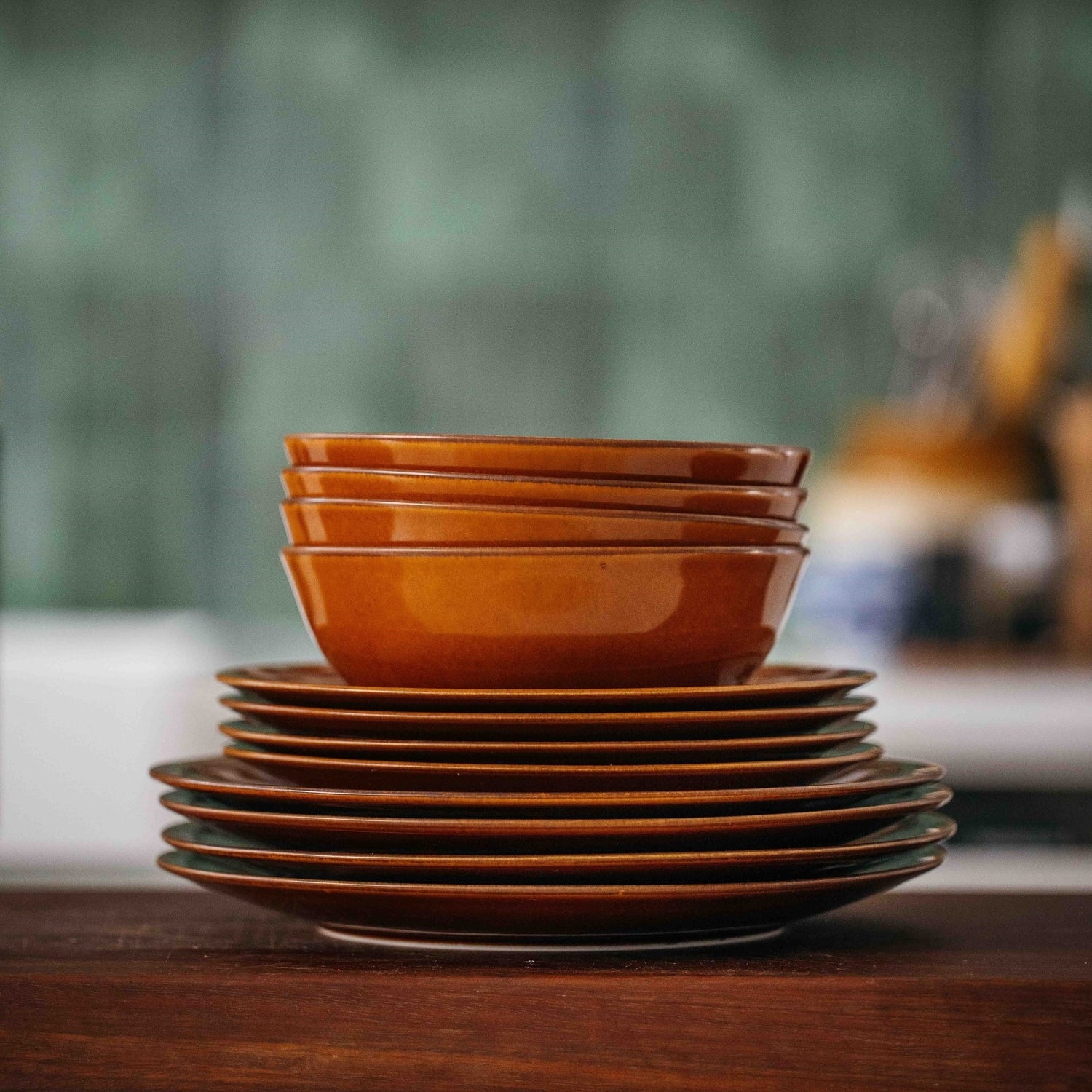 12 Piece Everyday by Adam Liaw Porcelain Dinner Set