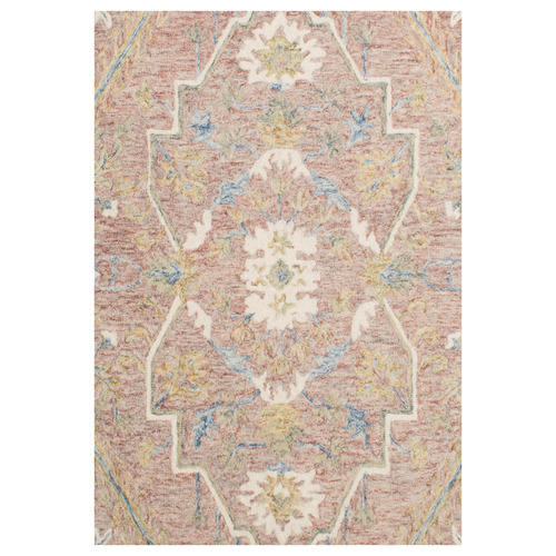 Blue Tabriz Hand-Tufted Wool & Cotton Rug