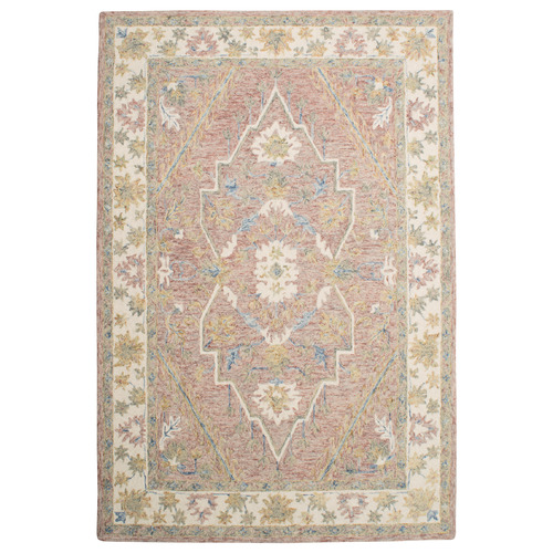 Blue Tabriz Hand-Tufted Wool & Cotton Rug