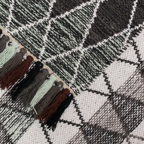 Multi-Colour Retreat Flat Weave Cotton Rug