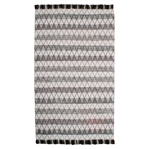 Multi-Colour Retreat Flat Weave Cotton Rug
