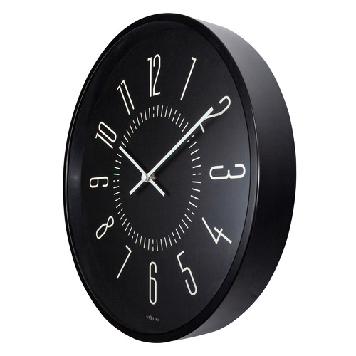 35cm NeXtime Luminous Metal Wall Clock
