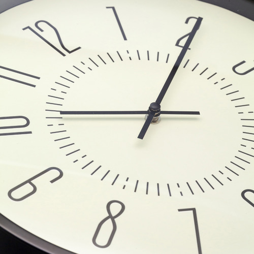 35cm NeXtime Luminous Metal Wall Clock