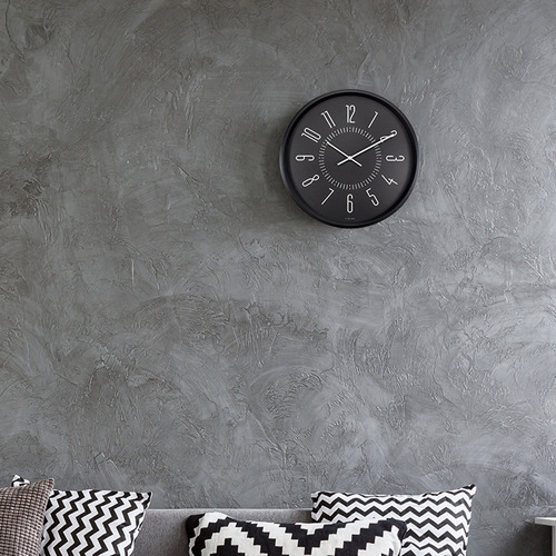 35cm NeXtime Luminous Metal Wall Clock