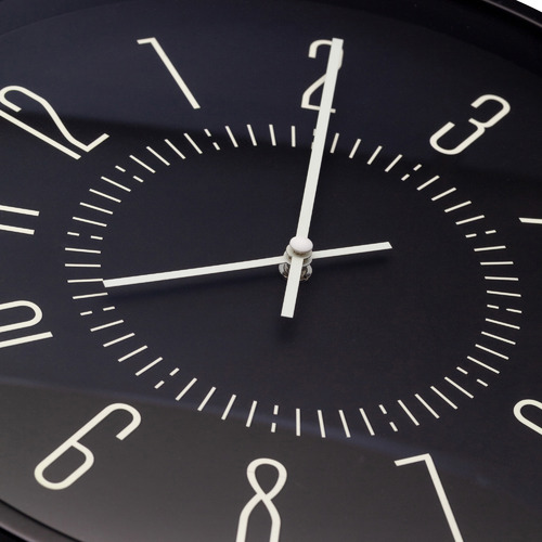 35cm NeXtime Luminous Metal Wall Clock