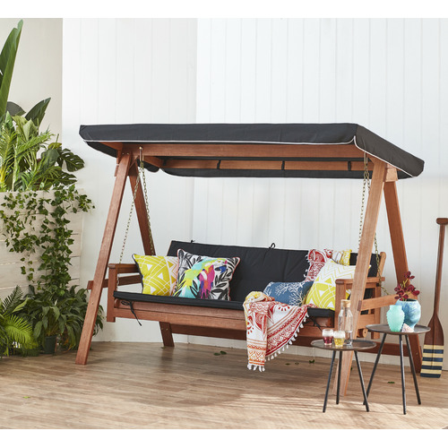 Rivers 3 Seater Swing Sofa Bed & Canopy