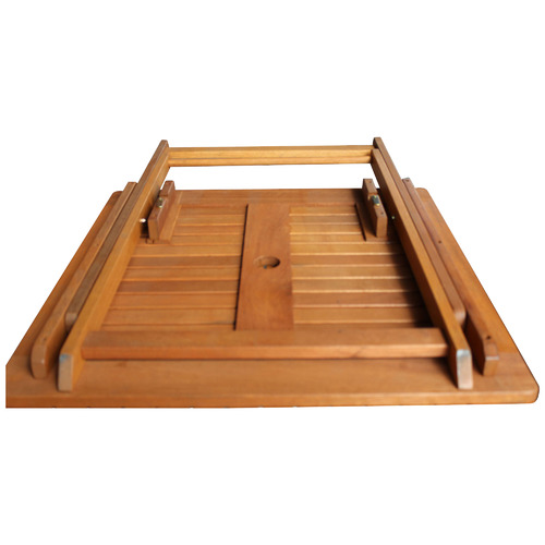 2 Seater Yarra Shorea Wood Outdoor Folding Bistro Set