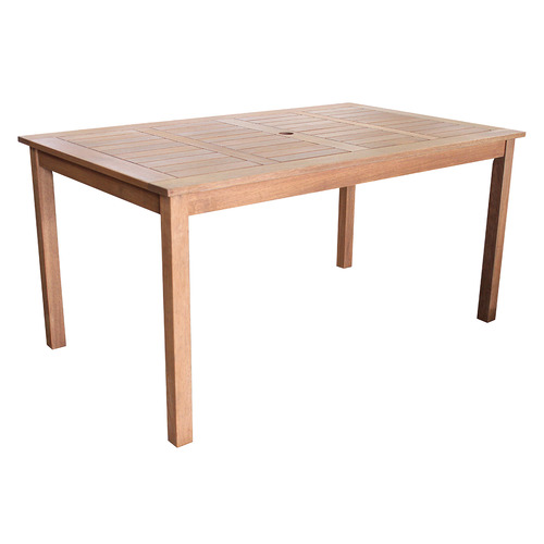 6 Seater Imani Shorea Wood Outdoor Dining Table & Chair Set