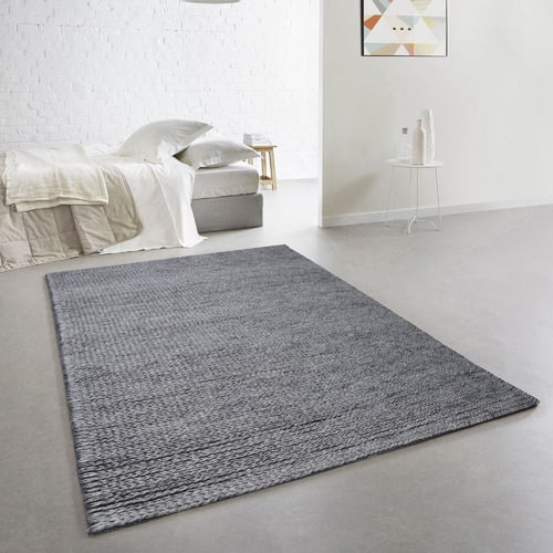 Concrete Vail Wool Rug